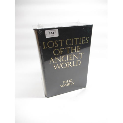 1447 - Folio Society - Lost Cities of the Ancient World, 5 vol set in slip-case, in original plastic coveri... 