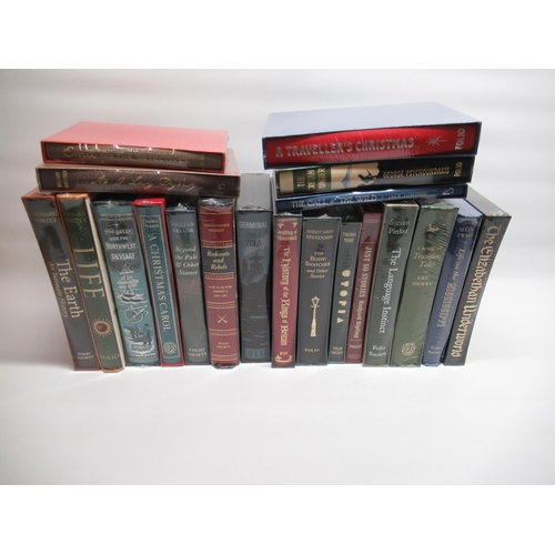 1449 - Folio Society - collection of books in slip-cases, with original plastic wrapping, titles inc. The Q... 