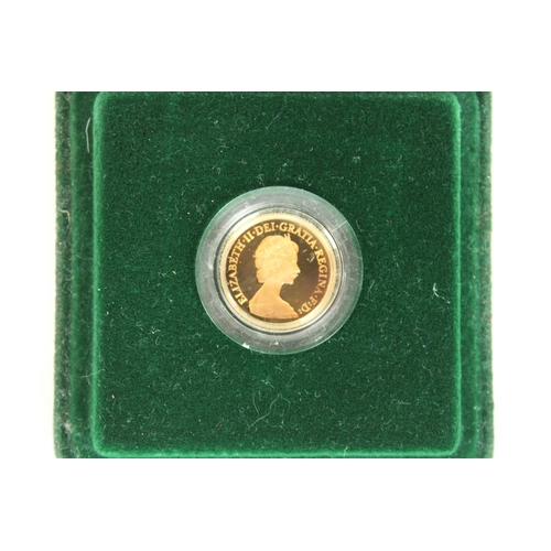 767 - 1980 gold proof sovereign, encapsulated with cert in original box