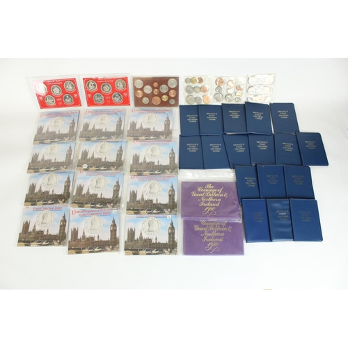 775 - Selection of UK date coin packs to include 1982 UNC coin collection (12), coinage of GB & NI 1980 (2... 