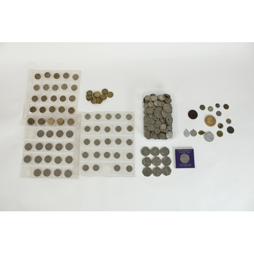 778 - Selection of GB pre-decimal coinage, a few collectable 50p coins and various tokens and medallions