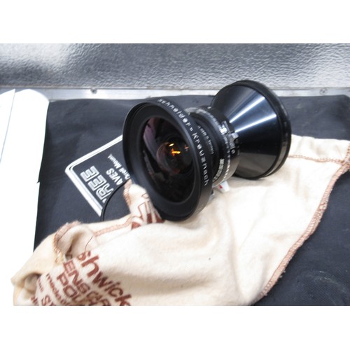 239 - S & K View Monorail 5x4 field camera with Yamasaki 150mm F4.5 lens, Sinar Super Agulon 90mm F5.6 len... 