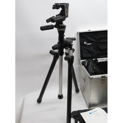 239 - S & K View Monorail 5x4 field camera with Yamasaki 150mm F4.5 lens, Sinar Super Agulon 90mm F5.6 len... 