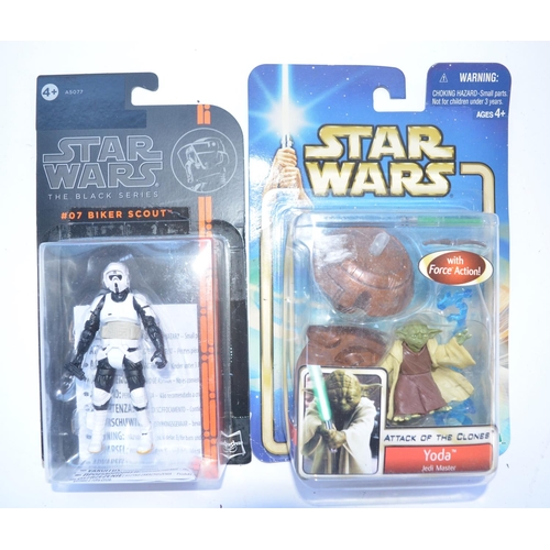 266 - Collection of Star Wars action and diecast figures including 6 1/24 metal figures and 7 poseable fig... 