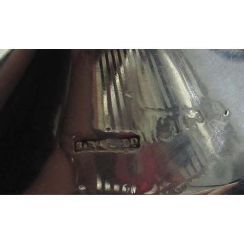 33 - Edw. VII silver dwarf candlestick, weighted base, H8.5cm, Birmingham 1907, early C20th silver pedest... 