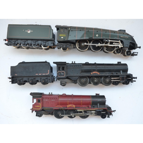 150 - Seven OO gauge electric steam locomotives including a boxed Tri-Ang 