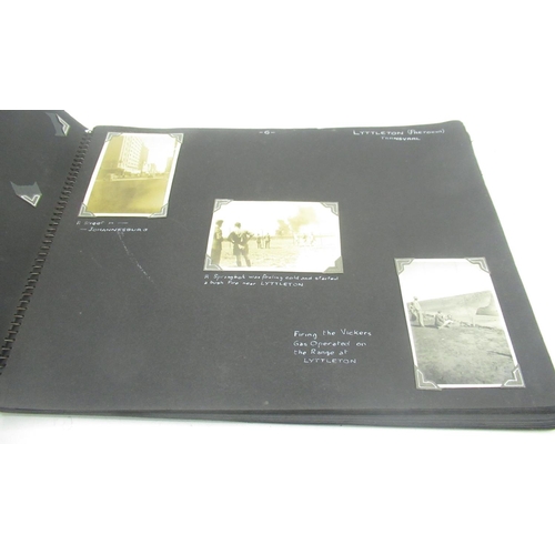 463 - Photograph book containing photos taken by a RAF servicemen in South Africa, showing the Swatberg mo... 