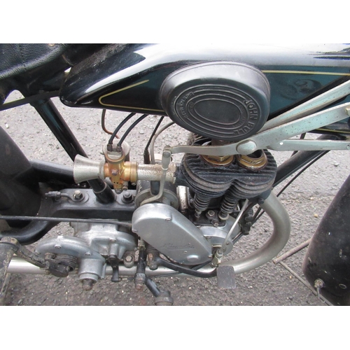 895 - 1928 Humber motorcycle, first registered 28.02.1928, registration no. UX 2053, 349CC, petrol fuel, 2... 