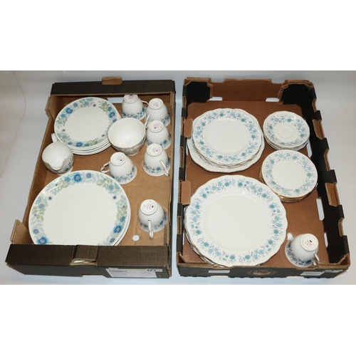 60 - Part dinner and tea sets: Wedgwood Clementine, Royal Doulton Reflection, and Colclough Braganza (4 b... 