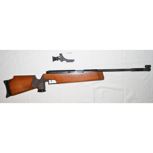 600 - Cased Feinwerkbau Model 300S .177 side lever action sporting air rifle in good working order with in... 