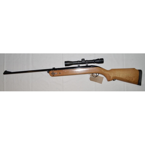 607 - BSA Mercury .22 break barrel air rifle (snZ12595) with Richter Optik 4x32 scope, all in good working... 