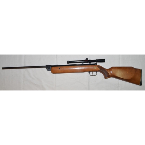 614 - Diana Series 70, Model 79 .22 break barrel air rifle (no visible serial number), with Simmons scope.... 