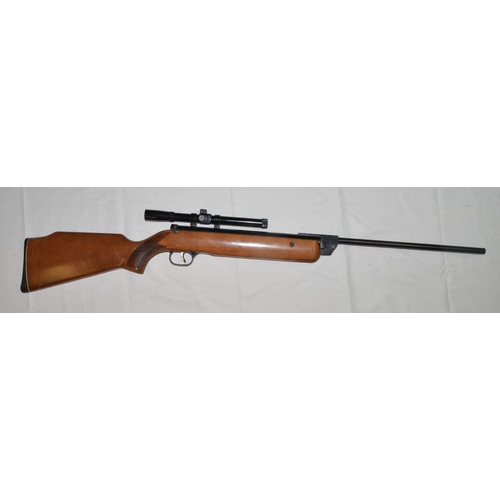 614 - Diana Series 70, Model 79 .22 break barrel air rifle (no visible serial number), with Simmons scope.... 