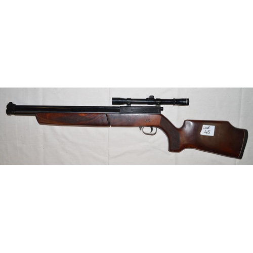 615 - Sharp Innova .177 multi-pump air rifle (SN A304975) in working order. Comes with a Kassner 4x20 scop... 