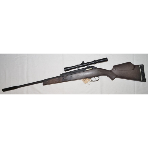 616 - Beeman 500 series .177 break barrel air rifle (NVSN) with SMK 3-7x20 scope. All in full working orde... 