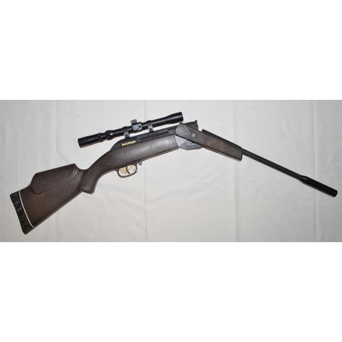 616 - Beeman 500 series .177 break barrel air rifle (NVSN) with SMK 3-7x20 scope. All in full working orde... 