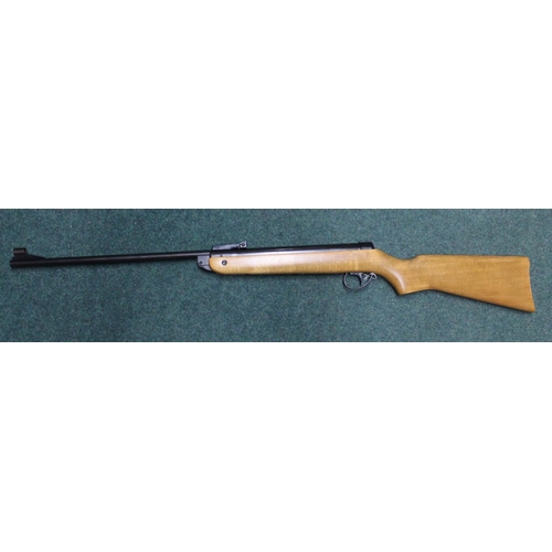 682 - BSA  Meteor Mk4 .22 break barrel air rifle. Serial no TG5318 (1974-79). Has extra sight holes at rea... 