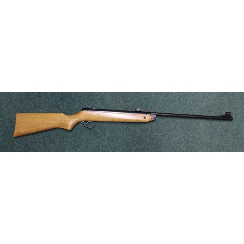 682 - BSA  Meteor Mk4 .22 break barrel air rifle. Serial no TG5318 (1974-79). Has extra sight holes at rea... 