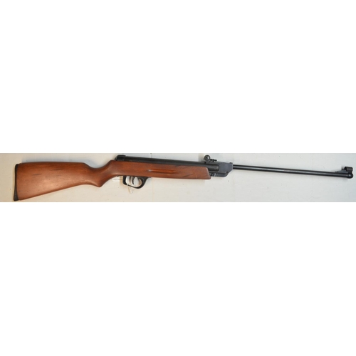 647 - El Gamo expo .177 break barrel air rifle SN:452358. Trigger and front sight are loose but otherwise ... 