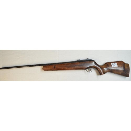 655 - Theoben .177 break barrel air rifle in full working order, fair overall used condition.