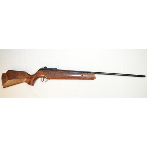 655 - Theoben .177 break barrel air rifle in full working order, fair overall used condition.