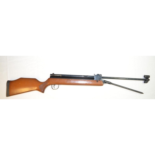 658 - Sterling HR81 .22 under lever bolt action air rifle, full working order and in excellent condition w... 