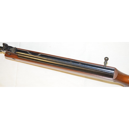 658 - Sterling HR81 .22 under lever bolt action air rifle, full working order and in excellent condition w... 