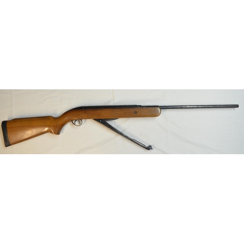 664 - BSA Airsporter Mk 6 .22 under lever action air rifle, in used but fully working order. No sights. No... 