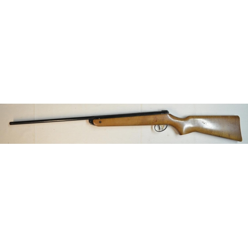 666 - BSA Meteor .22 break barrel air rifle, full working order, overall good used condition but no sights... 