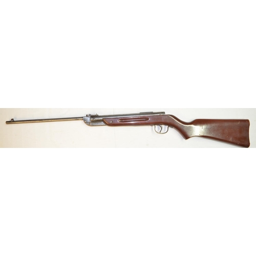 675 - Diana Model 23 .177 break barrel air rifle in working order. Overall fair used condition, SN 237079B... 