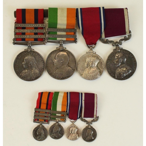 83 - Boer War medal group awarded 3195 Spr. WT Sherman RE inc. Queens South Africa medal with Wittenberge... 