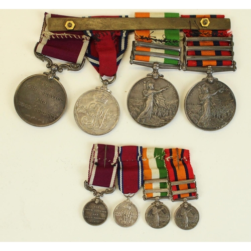 83 - Boer War medal group awarded 3195 Spr. WT Sherman RE inc. Queens South Africa medal with Wittenberge... 