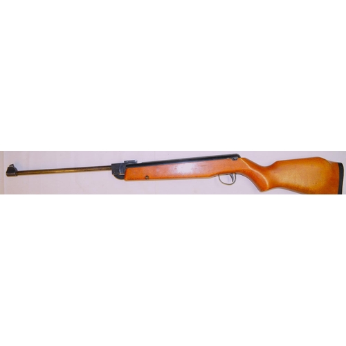 680 - Webley Vulcon .22 break barrel air rifle in working order and in overall good condition. No rear sig... 