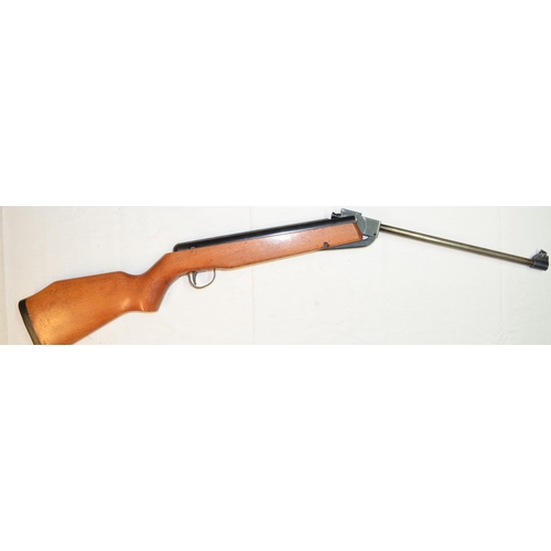 680 - Webley Vulcon .22 break barrel air rifle in working order and in overall good condition. No rear sig... 