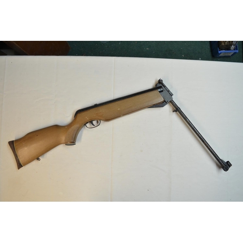 681 - ASI Magnum .22 break barrel air rifle in good working order and in overall fair used condition. SN 0... 