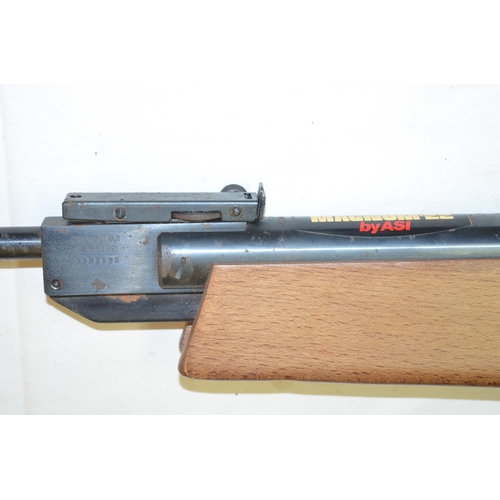 681 - ASI Magnum .22 break barrel air rifle in good working order and in overall fair used condition. SN 0... 