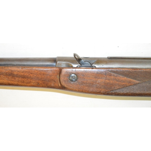 699 - Diana Original Model 50 .22 under lever action air rifle in full working order. No sights but gun in... 