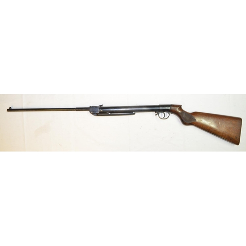 701 - Haenal Model 8 .22 break barrel air rifle in full working order. Gun in overall good used condition.... 