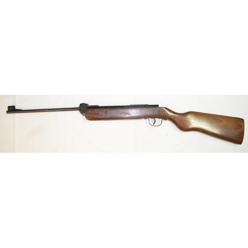 702 - Diana Series 70 Model 76 .22 break barrel air rifle in full working order. Gun in overall fair used ... 