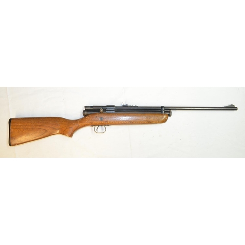 706 - Vintage Crossman 400 CO2 powered bolt action .22 repeating air rifle, not tested. Gun in overall goo... 