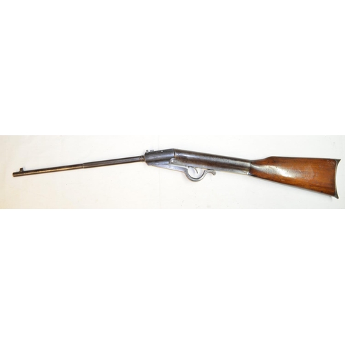 707 - Vintage .177 Bugelspanner break barrel air rifle in working order. Gun in overall fair-good used con... 