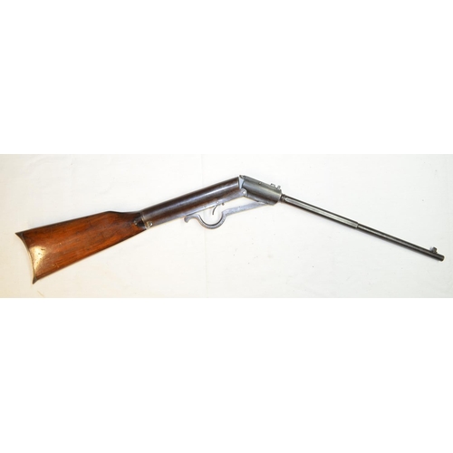 707 - Vintage .177 Bugelspanner break barrel air rifle in working order. Gun in overall fair-good used con... 