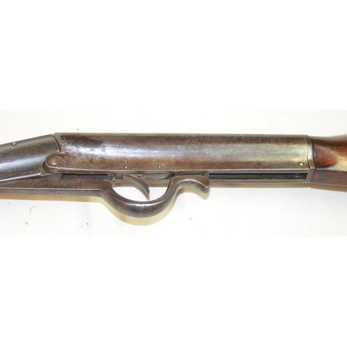 707 - Vintage .177 Bugelspanner break barrel air rifle in working order. Gun in overall fair-good used con... 