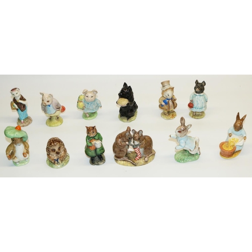 515 - Eleven Beswick Beatrix Potter figures, including Amiable Guinea Pig, Susan, Pigling Bland, etc., and... 