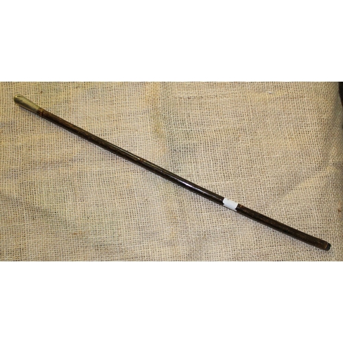 121 - WWI Royal Flying Corps swagger stick, L51cm