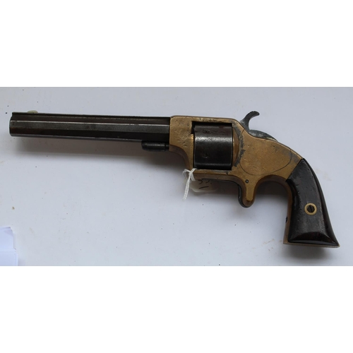 885 - Plant cup fire .44 revolver. Circa 1800