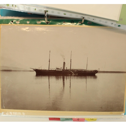 132 - Steam Yacht Argonaut interest - a large collection of ephemera, archival material both original and ... 