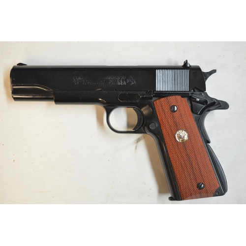 809 - Colt MkIV/Series 70 .45 automatic gas powered BB gun with full blowback, not tested. Metal body with... 