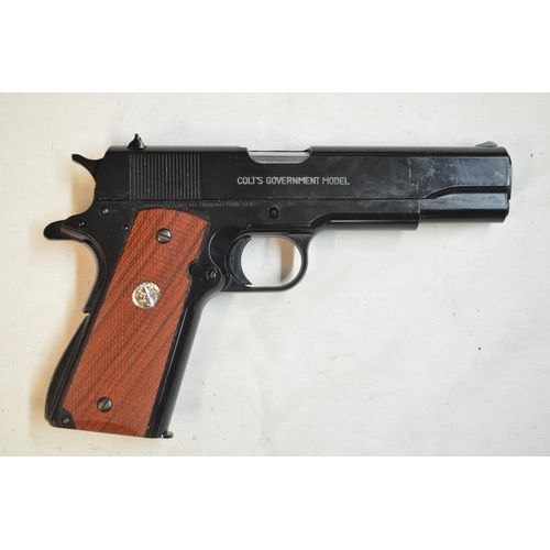 809 - Colt MkIV/Series 70 .45 automatic gas powered BB gun with full blowback, not tested. Metal body with... 