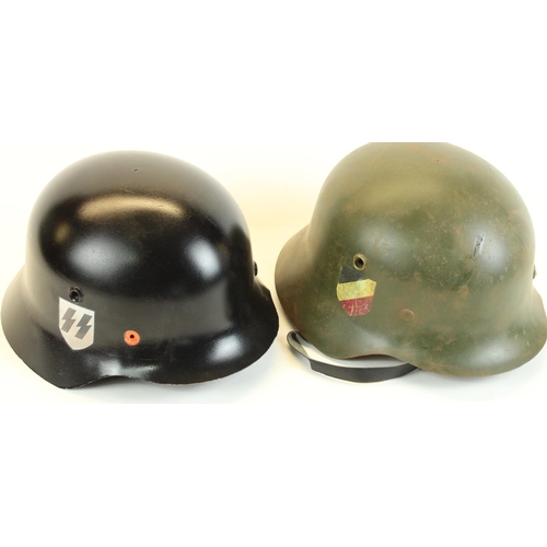 103 - Reproduction German Third Reich helmets (2)